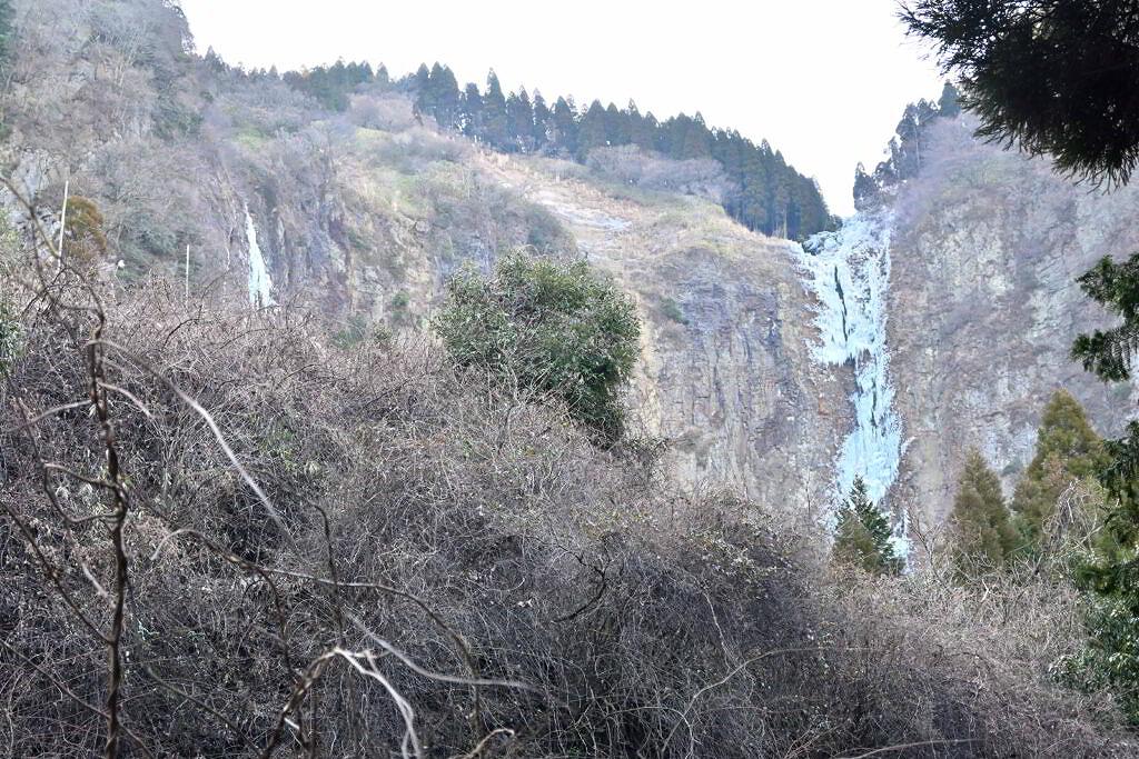 【阿蘇市一の宮町】自然が作り出す氷の芸術！古閑の滝